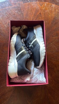 Bally. 12 Bally Bronnye Blue Navy Sneakers Leather White