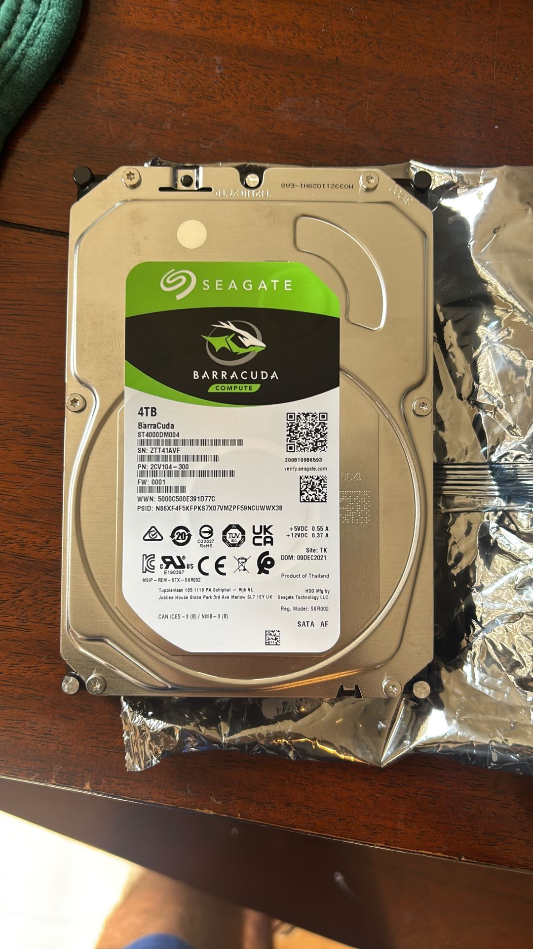 Hard disk 4tb. Barracuda