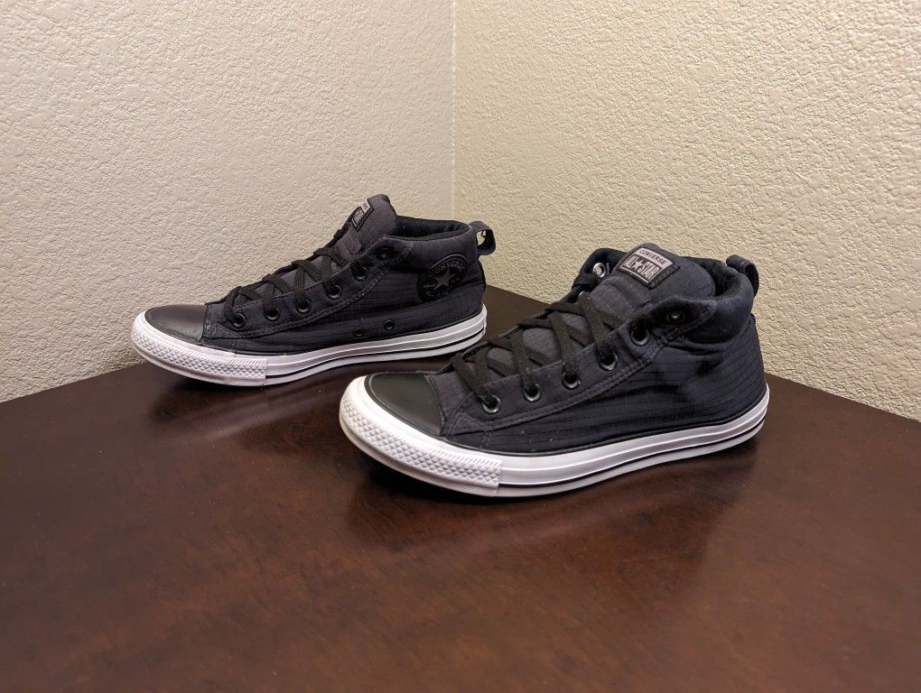 Converse Chuck Taylor All Star Street Mid Shoes Men Size 9 Black 155710F