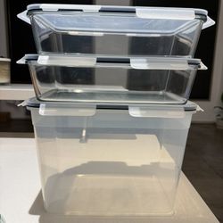Ikea Food Containers ( Set Of 3 )