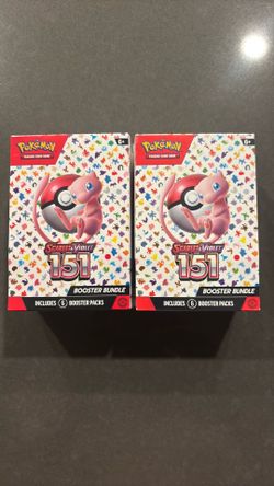 2x 151 Booster bundles brand new sealed