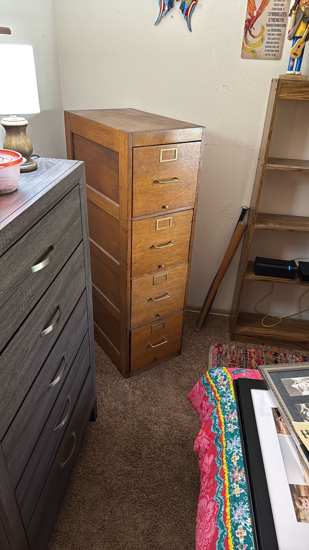 Old school file cabinet