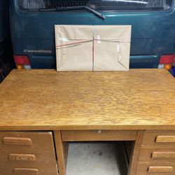 GUNN Antique Solid Wood Desk 