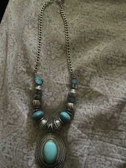 Necklace Light Blue
