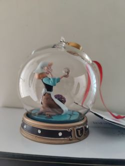 Disney Cinderella Glass Globe Christmas Ornament. New with tags