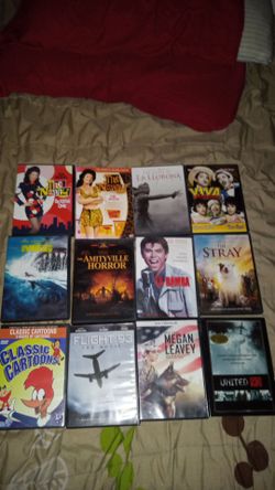 DVDs movies an the nanny tv series