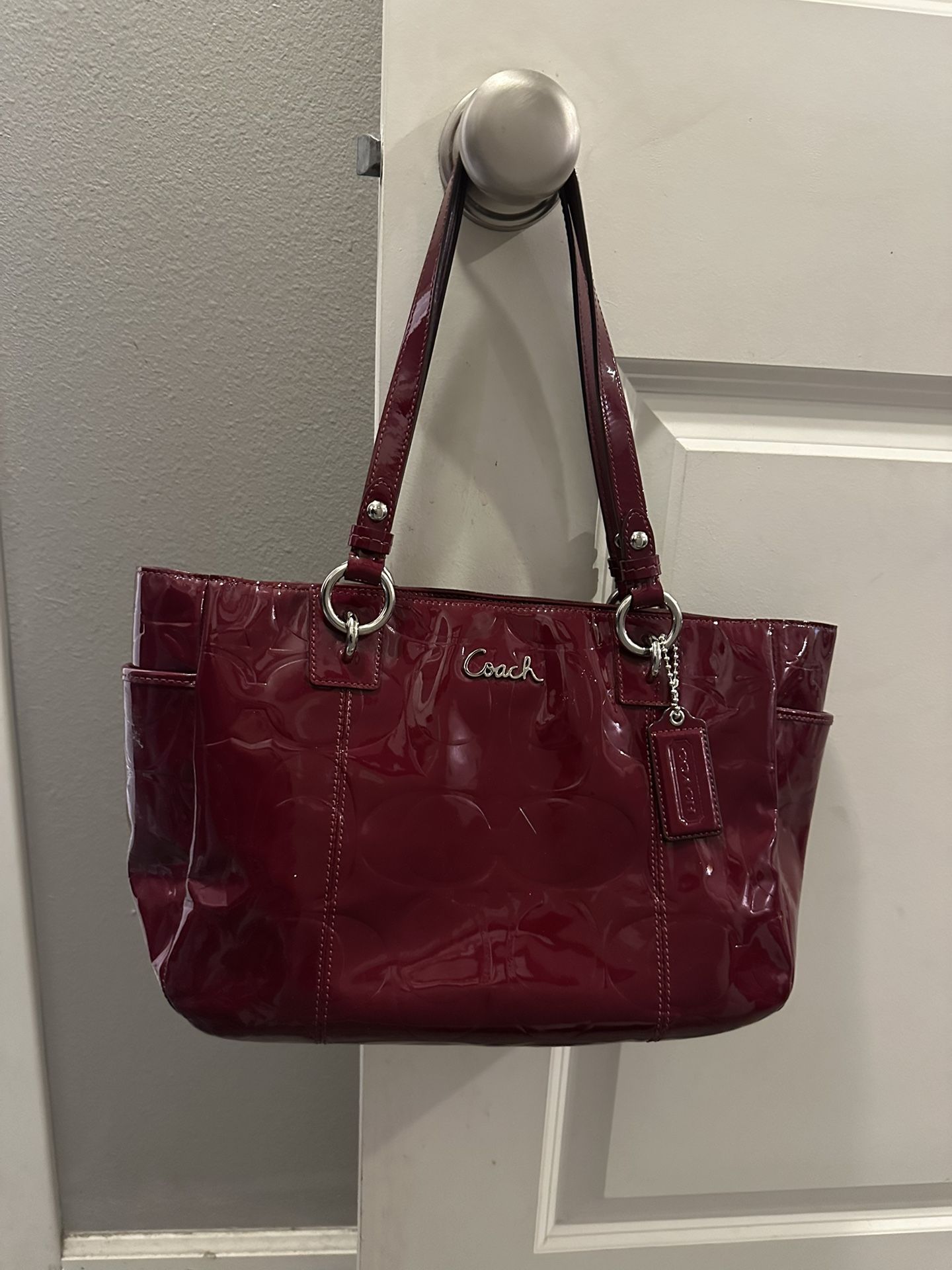 Red Coach Purse