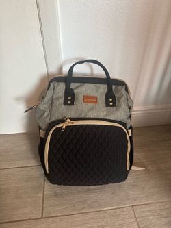 Diaper bag and baby toys