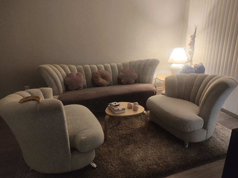 Saling Living Room Furniture, Nice Looking,And Dining Table Metal Glass Nice Looking
