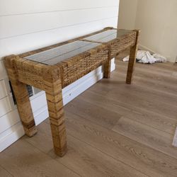 Entry Wicker Table 