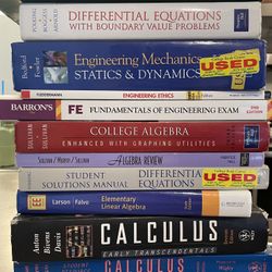 Various College Math/Engineering Textbooks 