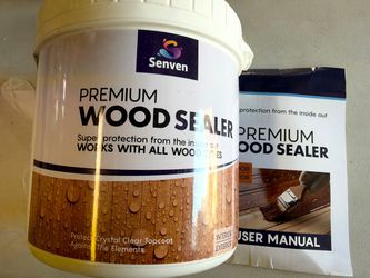 Senven Premium Wood Sealer 3 in 1 Stain & Protect 35oz Natural Cedar