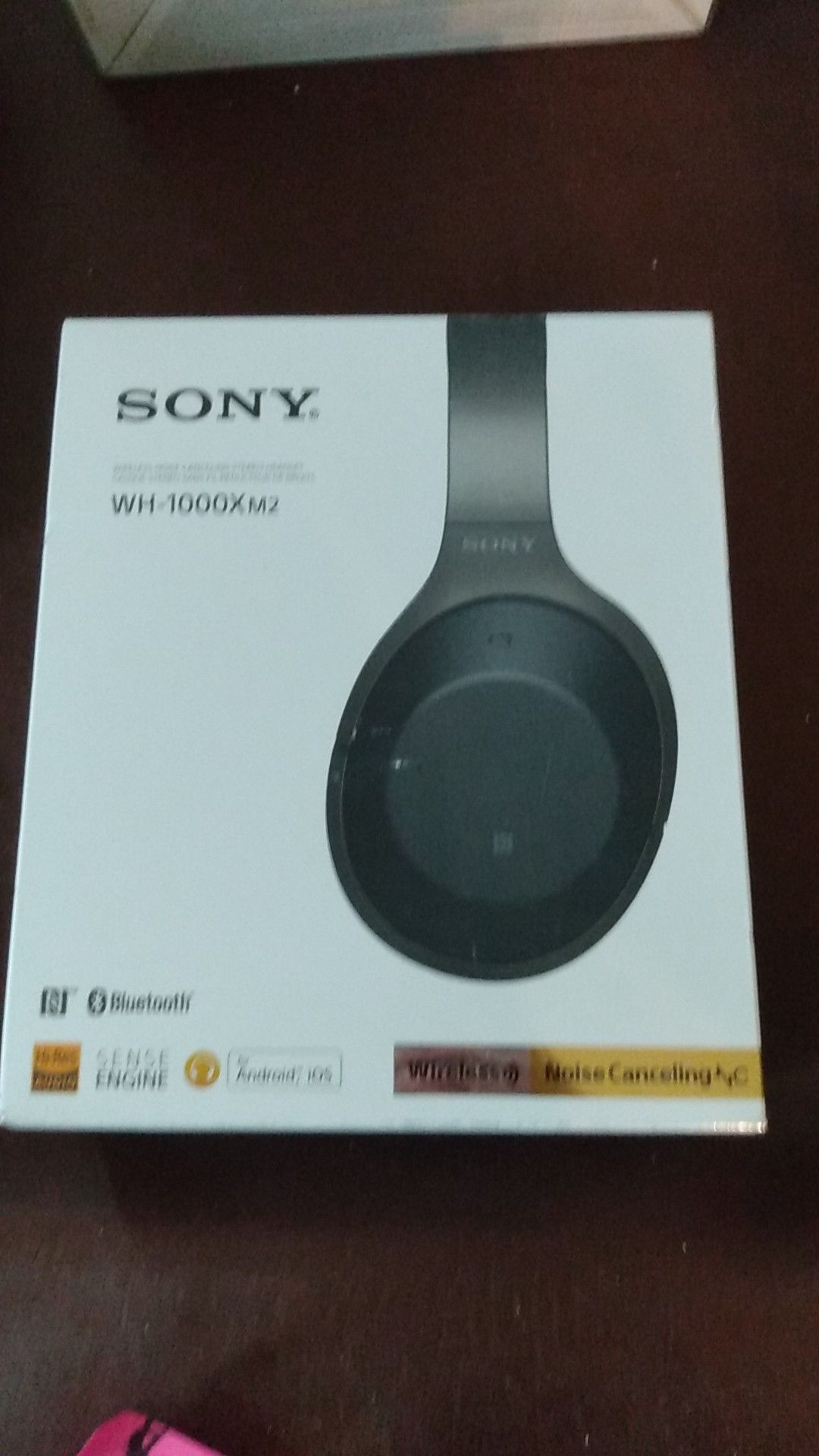 Sony wireless headphones Bluetooth compatible with all devices noise