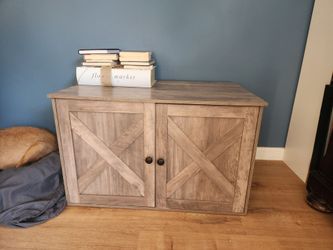 Cat box cabinet or food cabinet