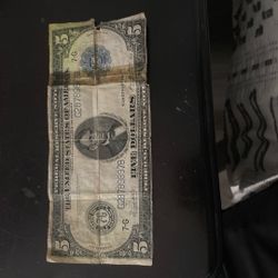 1914 5 Dollar Federal Reserve Note 