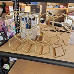 Geometric Wine Rack