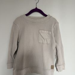 H&M Heavyweight Waffle Long Sleeve Kids Shirt Sz 5t/6