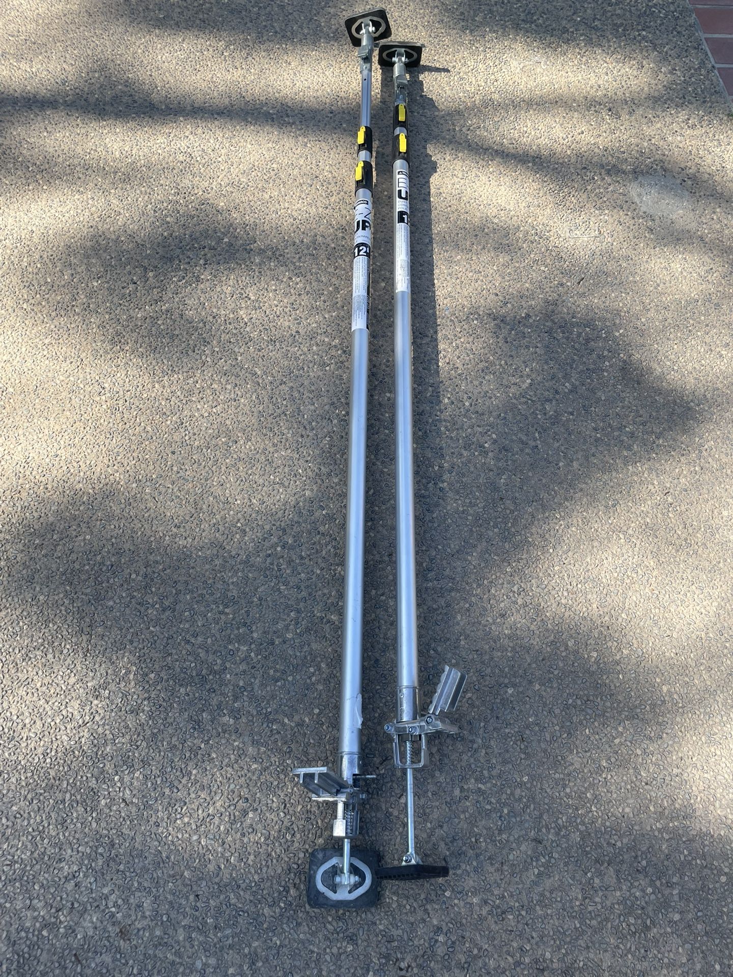 2 12’ E-Z UP DUST CONTAINMENT POLES