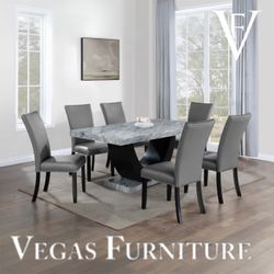 Dining Table Set 7PC Black Friday Special 