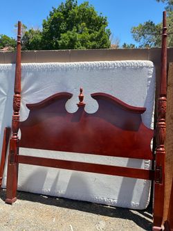 Queen size bed frame w/dresser