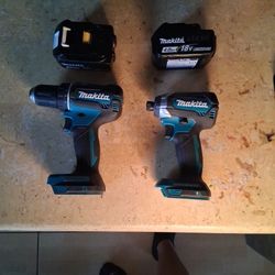 Makita Drills And Batteries 