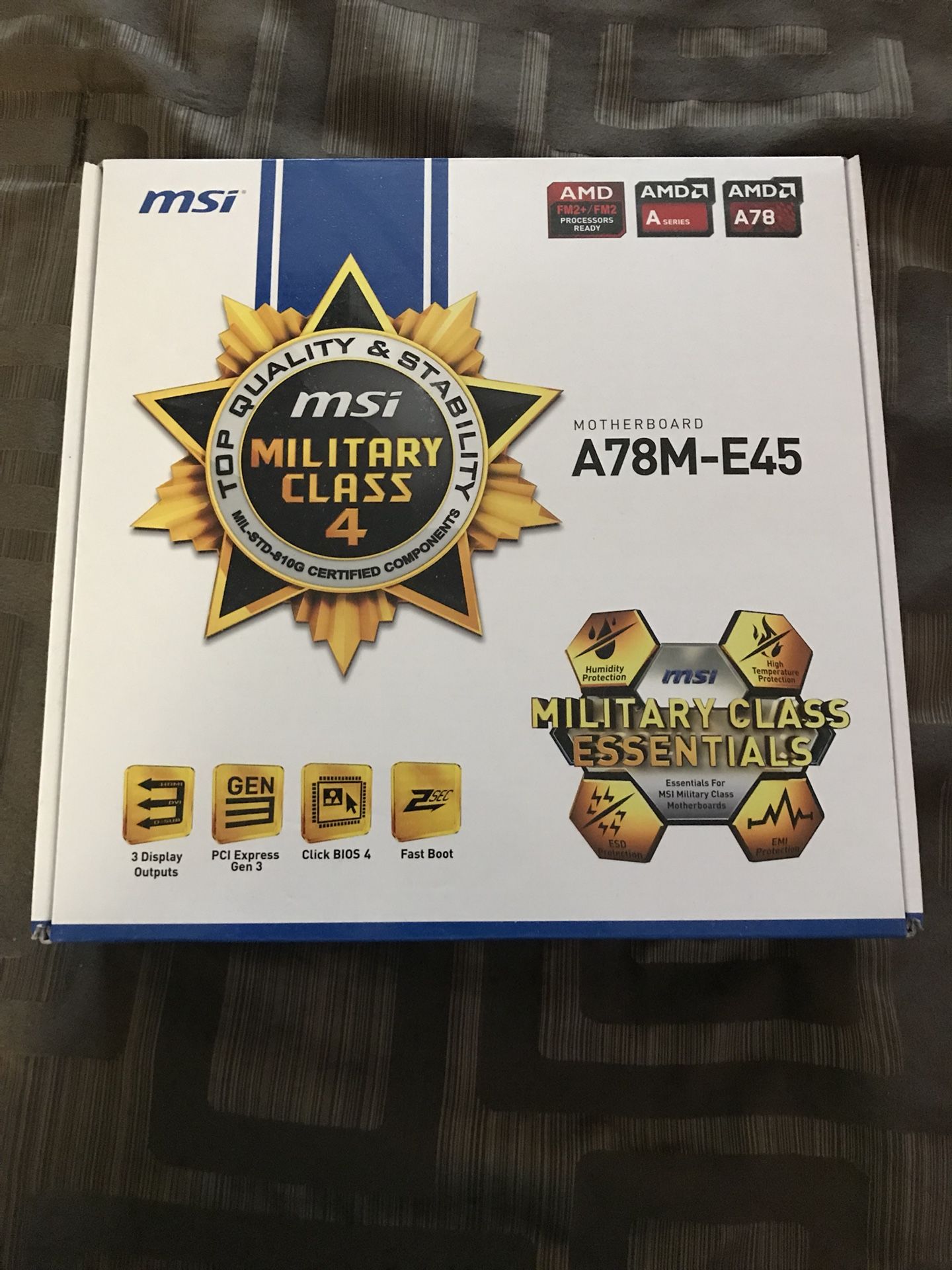 MSi military class 4 motherboard