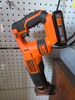 BLACK+DECKER 20V MAX Cordless Reciprocating Saw with 1.5Ah Battery