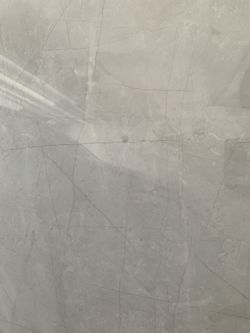 Porcelaine Tile 2 Piecies: 47” X 23 1/2” Each Grey Color With Veins