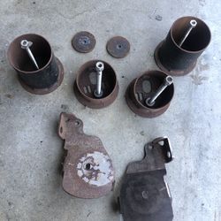 Air Bag Brackets Front And Rear 65-70 Impala