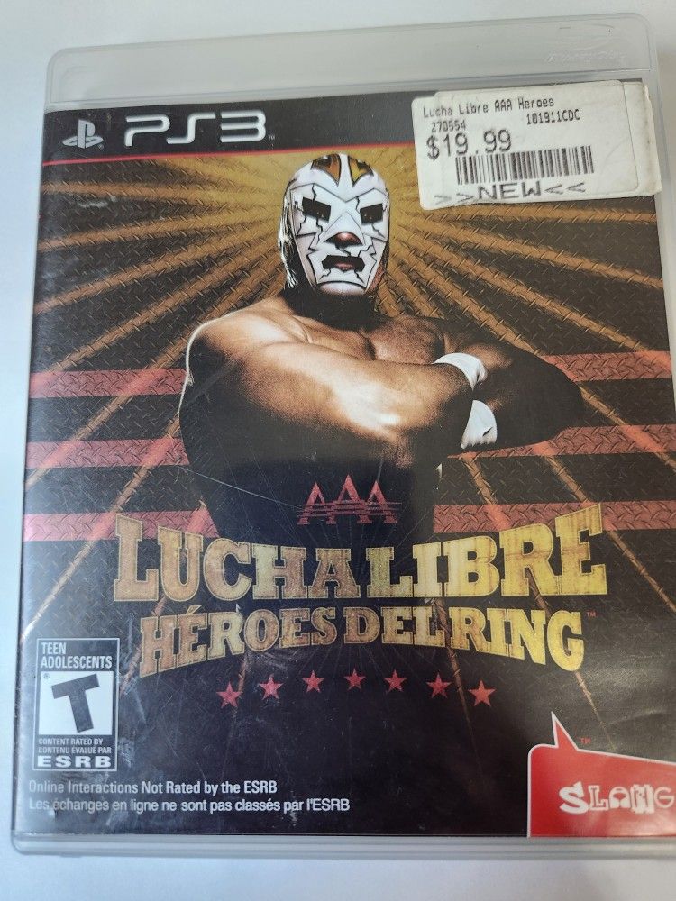 Lucha Libre AAA Heroes del Ring Sony PlayStation 3 PS3