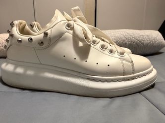 Alexander McQueen Studded Oversized Sneakers White