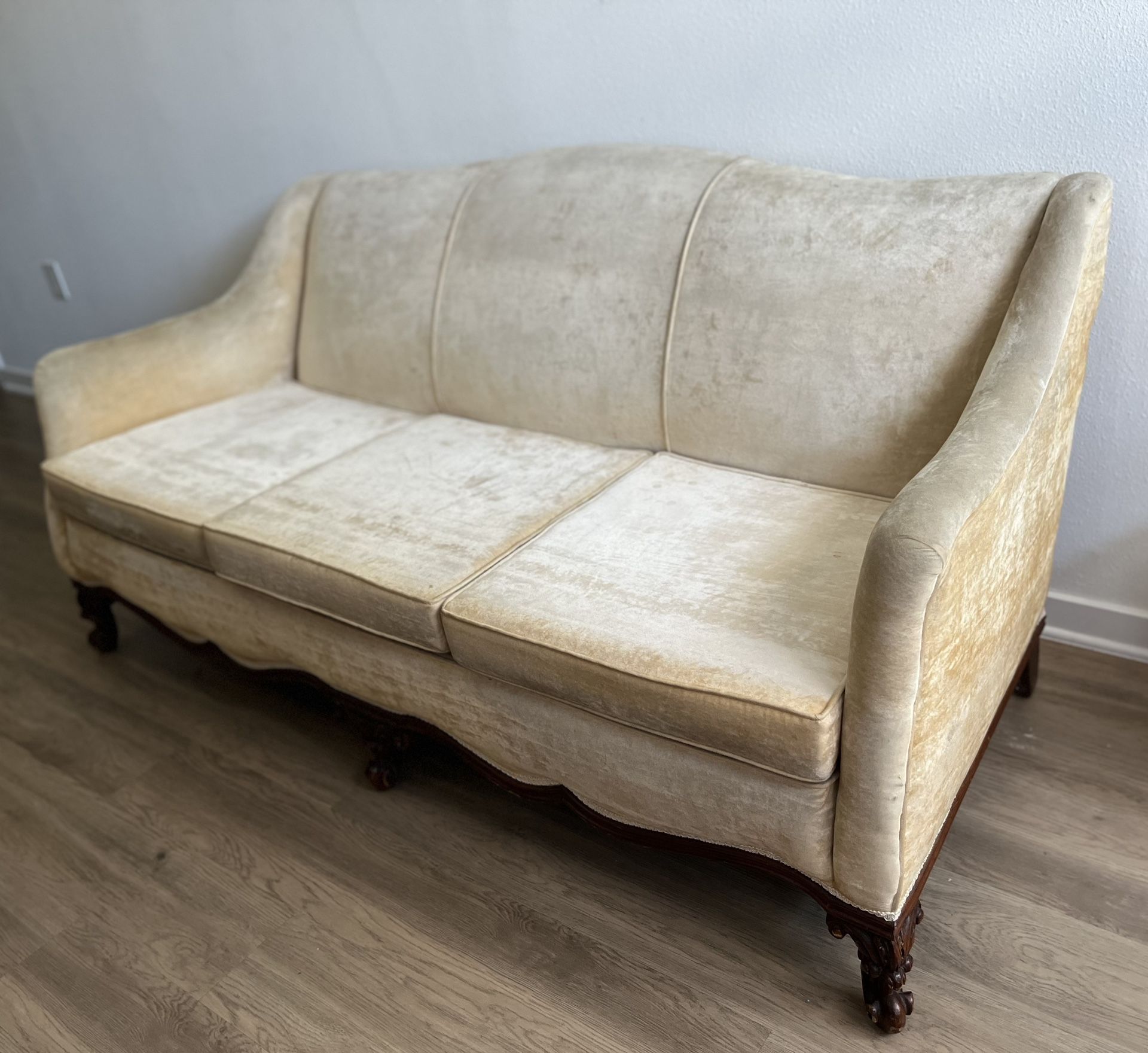 Must go! European Vintage Sofa and Lounge Chair