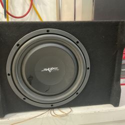Skar Audio Single Port Car Subwoofer Enclosure for Trunk