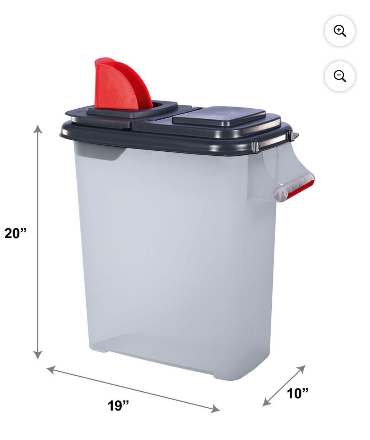 Buddeez Storage Dispenser For Wood Pellets & More, 8 GAL