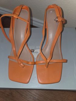 Ladies sandals heels size 7