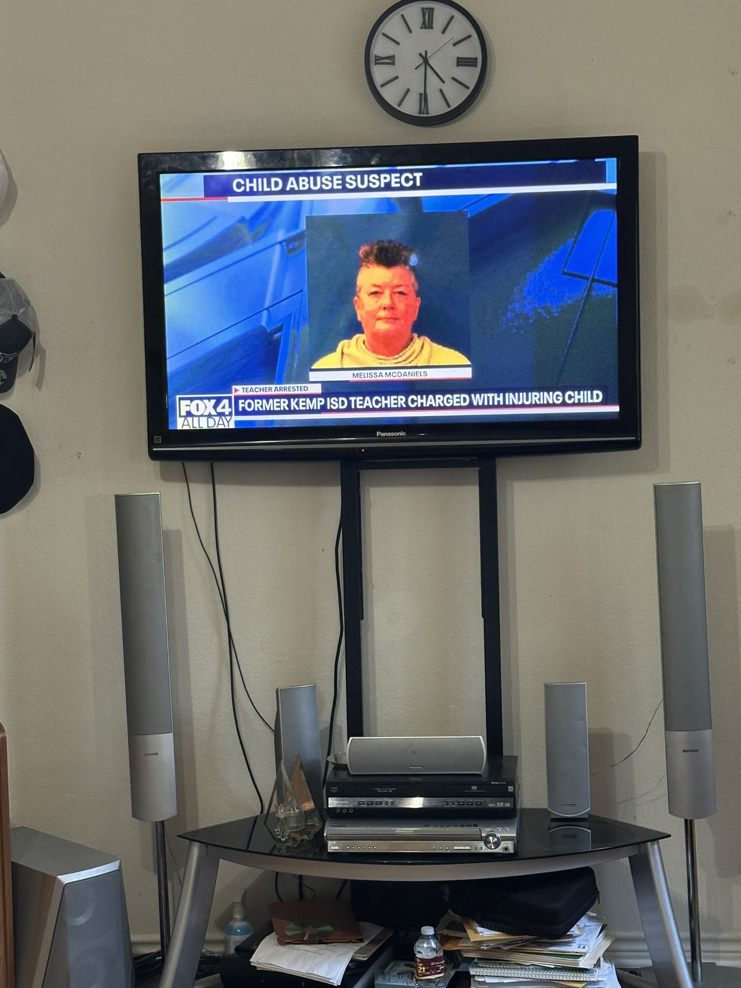 55 Inches Panasonic TV & Panasonic Surrounds System And TV Stand
