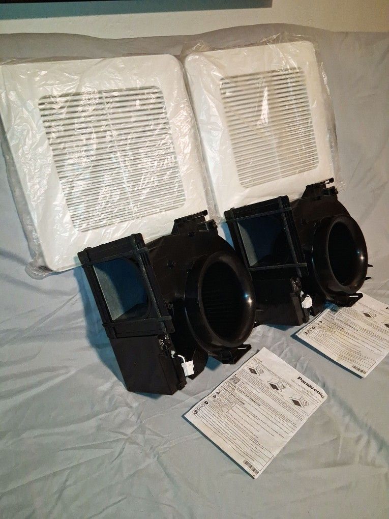 Panasonic Whisper Adj. airflow Ventilation Fans!