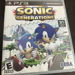 Sonic Generations (Sony PlayStation 3, 2011) PS3 - Guaranteed 