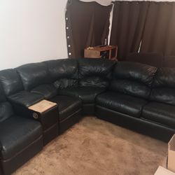 Black L Sectional 