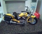 Diecast Indian motorcycle 16 inches long excellent condition