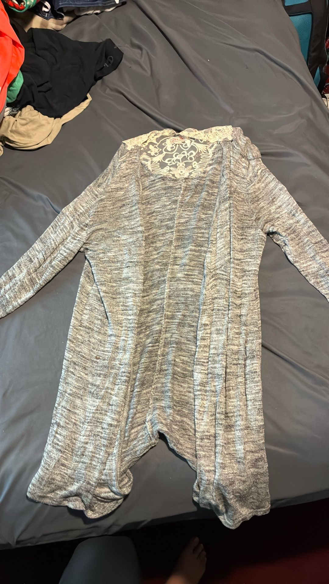 Large Grey Cardigan