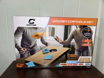 Mini Wooden Cornhole Set