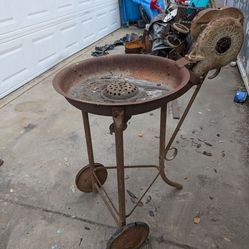 Antique blacksmith table