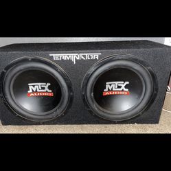 MTX 12” subwoofers 