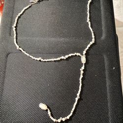 Kendra Scott Bethany Gold Y Necklace In White