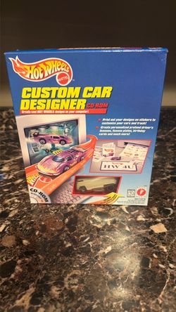Hot Wheels Custom Car Designer CD-ROM