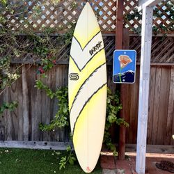 7’6 Sauritch Midlength Surfboard Surf Board Step Up (not Channel Islands Ci Mid Rusty Yeti Lost Big Rig Driver Egg Fun Board Longboard)