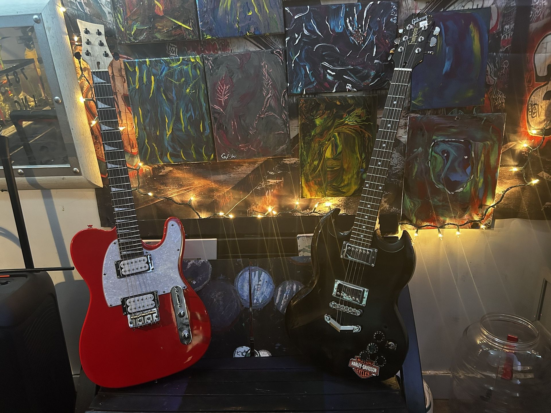 2 Electric Guitars