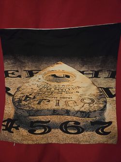 17" By 17" Ouija board Pillow Case