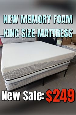 NEW MEMORY FOAM KING SIZE MATTRESS